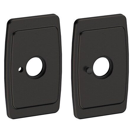 Baldwin Privacy Rosettes Distressed Oil Rubbed Bronze R046.402.PV